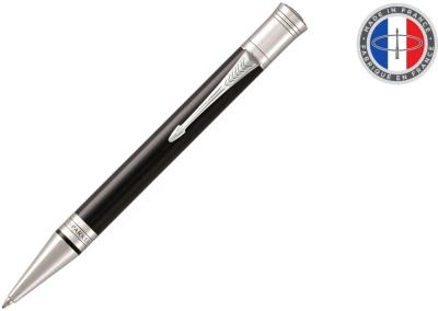 Ручка шариков. Parker Duofold K74 (1931390) Black CT M черн. черн. подар.кор.