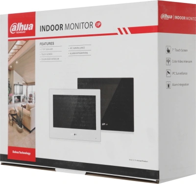 Видеодомофон Dahua DHI-VTH2621G-P черный