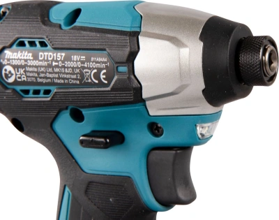 Шуруповерт Makita DTD157RTJ аккум. патрон:квад.1/4" (кейс в комплекте)