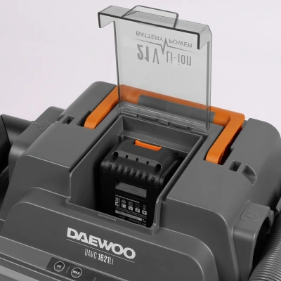 Строительный пылесос Daewoo DAVC 1621Li SET 200Вт (уборка: сухая/сбор воды/выдув) оранжевый