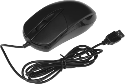 Мышь Оклик 275M черный оптическая 1200dpi USB 3but (412841)