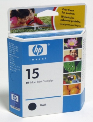 Картридж струйный HP 15 C6615DE черный (500стр.) для HP DJ 840C/3820