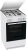Плита Газовая Gorenje GG5A14WJ белый (металлическая крышка) реш.сталь