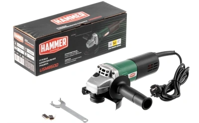 Углошлифовальная машина Hammer USM850D 850Вт 12000об/мин рез.шпин.:M14 d=125мм (839603)