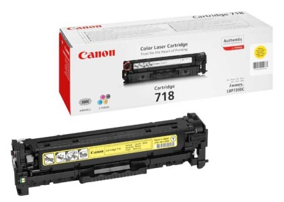 Картридж лазерный Canon 718Y 2659B002 желтый (2900стр.) для Canon LBP7200/MF8330/8350