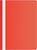 Папка-скоросшиватель Silwerhof SE-PSE20/RED A4 прозрач.верх.лист пластик красный 0.11/0.13