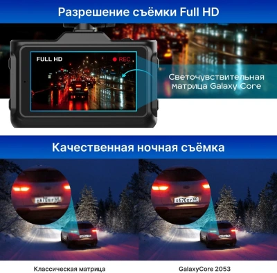 Видеорегистратор с радар-детектором TrendVision Combo F10 1080p 170гр. GPS MSTAR 8336