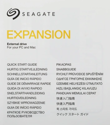Жесткий диск Seagate USB3.0 20TB STKP20000400 Expansion 3.5" черный