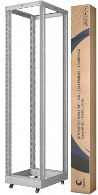 Стойка двухрамная Cabeus RA-32U 32U 515ммx960мм направл.под закл.гайки 500кг серый