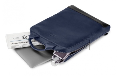 Сумка Moleskine Classic Leather ET84DBVB20 с отделением для ноутбука 15" синяя натур.кожа