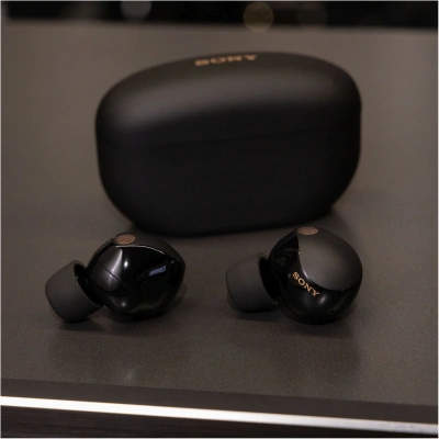 Гарнитура внутриканальные Sony WF-1000XM5 черный беспроводные bluetooth в ушной раковине (WF-1000XM5/BC)