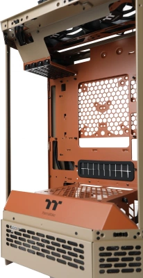 Корпус Thermaltake The Tower 300 Gravel Send коричневый без БП mATX 8x120mm 6x140mm 2xUSB3.0 audio bott PSU