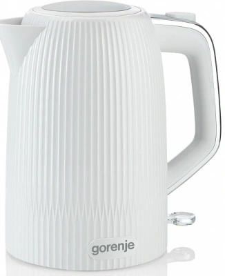 Чайник электрический Gorenje K17DPW 1.7л. 2200Вт белый/серебристый корпус: пластик/металл