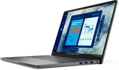 Ноутбук Dell Pro 16 PC16250 Core Ultra 7 255U 16Gb SSD1Tb Intel Graphics 16" IPS FHD+ (1920x1200) Linux grey WiFi BT Cam (PRO16-7613)