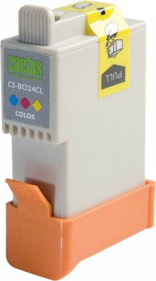 Картридж струйный Cactus CS-BCI24CL многоцветный (12.6мл) для Canon S200/S200x/S300/S330/S330/Photo i250/i320/i350/i450/i455/i470D/i475D/SmartBase MPC190/200 Photo/MP360/370/390/Pixma MP110/130/iP1000/iP1500/iP2000