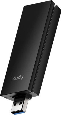 Сетевой адаптер Wi-Fi Cudy WU5400 AXE5400 USB 3.0 (ант.внеш.несъем.) 2ант.
