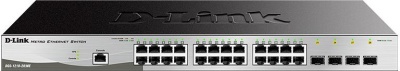 Коммутатор D-Link DGS-1210-28/ME/B2A (L2) 24x1Гбит/с 4SFP управляемый