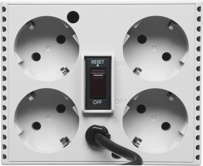 Стабилизатор напряжения Powercom TCA-1200 600Вт 1200ВА белый