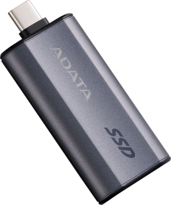 Накопитель SSD A-Data USB3.2 Gen2 1TB SC750-1000G-CCBK SC750 серый