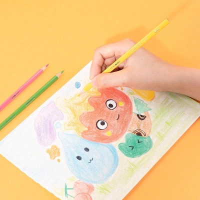 Карандаши цв. Deli EC138-24 Colorwow 3мм трехгран. 24цв. карт.кор. (24шт) 24 карандаша