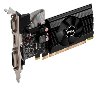 Видеокарта MSI PCI-E 2.0 N730K-2GD3/LP NVIDIA GeForce GT 730 2Gb 64bit DDR3 902/1600 DVIx1 HDMIx1 CRTx1 HDCP Ret low profile