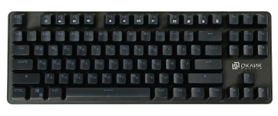 Клавиатура Оклик 969G SHOTGUN механическая черный USB Multimedia for gamer LED