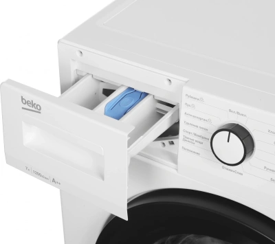 Стиральная машина Beko WSRE7612XAWI класс: A загр.фронтальная макс.:7кг белый инвертор