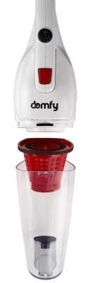 Пылесос ручной Domfy DSC-VC301 1000Вт белый/красный