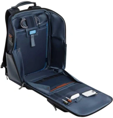 Рюкзак мужской Piquadro Oberon CA7279W150/BLU синий нейлон/натур.кожа