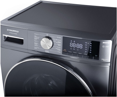 Стиральная машина Maunfeld MFWM1410SB02 класс: A+++ загр.фронтальная макс.:10кг темно-серебристый инвертор
