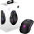 Мышь MSI VERSA PRO W черный оптическая 26000dpi беспров. BT/Radio USB 15but (S12-4301340-CLA)