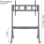 Стойка для телевизора Kromax OMEGA-12 серебристый 32"-120" макс.80кг напольный