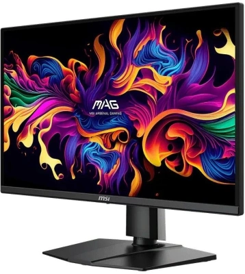 Монитор MSI 26.5" Mag 272QP QD-OLED X24 черный QD OLED LED 16:9 HDMI матовая HAS Piv 250cd 178гр/178гр 2560x1440 240Hz DP Quad 2K (1440p) USB 5.7кг
