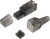 Коннектор Suprlan (10-0239-1) UTP кат.6A RJ45 с защитным колпачком прозрачный