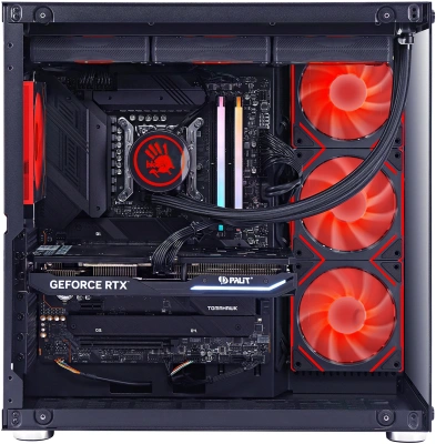 ПК Bloody BD-PC CZ79C3 MT i7 14700F (2.1) 64Gb SSD1Tb RTX5080 16Gb Windows 11 Home 64 GbitEth 850W черный (RUS) (2086028)
