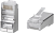 Коннектор Cabeus (8P8C-SH-FC) кат.5E RJ45 серебристый