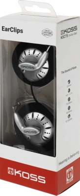 Наушники накладные Koss KSC75 1.2м черный проводные оголовье (15102070)
