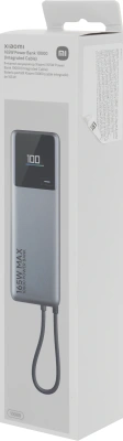 Мобильный аккумулятор Xiaomi BHR9361GL 10000mAh QC/PD 165W 6A USB-C серый