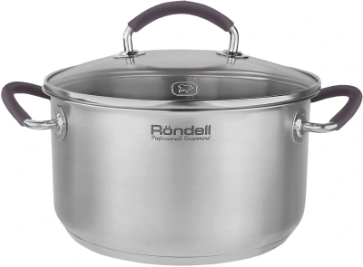 Кастрюля Rondell Akzent RDS-1388 3.1л. d=20см (с крышкой) стальной