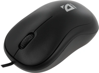 Мышь Defender Patch MS-759 черный оптическая 1000dpi USB для ноутбука 2but (52759)