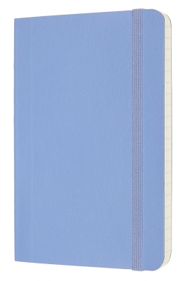 Блокнот Moleskine CLASSIC SOFT QP611B42 Pocket 90x140мм 192стр. линейка мягкая обложка голубая гортензия