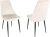 Стул для дома Бюрократ CH-K4_2 комплект 2шт бежевый Holland 06 металл черный на ножках (CH-K4_1/HL07_2) Стул для дома Бюрократ CH-K4_2 комплект 2шт бежевый Holland 06 металл черный на ножках (CH-K4_1/HL07_2)