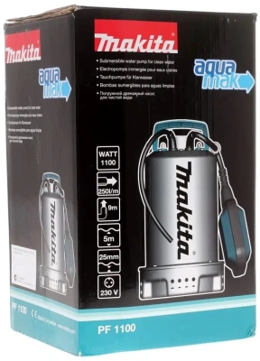 Насос дренажный Makita PF1100 1100Вт 15000л/час центробежный