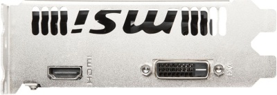 Видеокарта MSI PCI-E 3.0 GT 1030 AERO ITX 4GD4 OC NVIDIA GeForce GT 1030 4Gb 64bit DDR4 2100/2100 HDMIx1 HDCP Ret