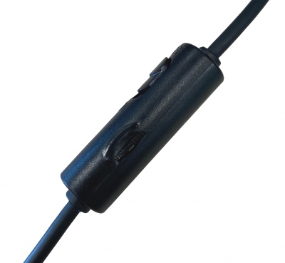 Наушники с микрофоном Оклик HS-L355G черный 1.8м мониторные оголовье (1939807)