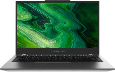 Ноутбук Digma Pro Fortis M Core i5 1334U 16Gb SSD512Gb Intel Iris Xe graphics 14.1" IPS FHD (1920x1080) Windows 11 Pro grey WiFi BT Cam 4000mAh (DN14P5-ADXW04)