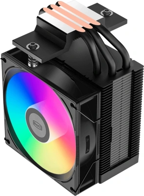 Устройство охлаждения(кулер) PcCooler R300 ARGB Soc-AM5/AM4/1200/1700/1851 черный 4-pin 18-30dB Al+Cu 150W Ret (R300-BKAWYX-US)