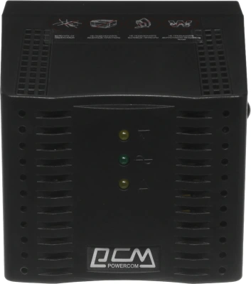 Стабилизатор напряжения Powercom TCA-1200 600Вт 1200ВА черный