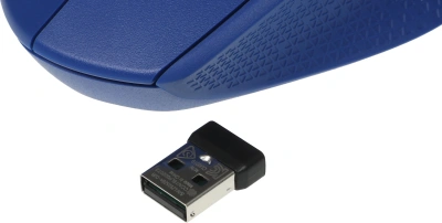 Мышь Logitech M330 Silent Plus синий оптическая 1000dpi silent беспров. USB 2but (910-004925)