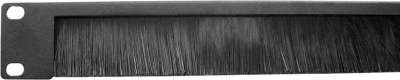 Кабельный органайзер горизонтальный ЦМО ГКО-Щ-1 щетки 1U шир.:19" глуб.:18.5мм